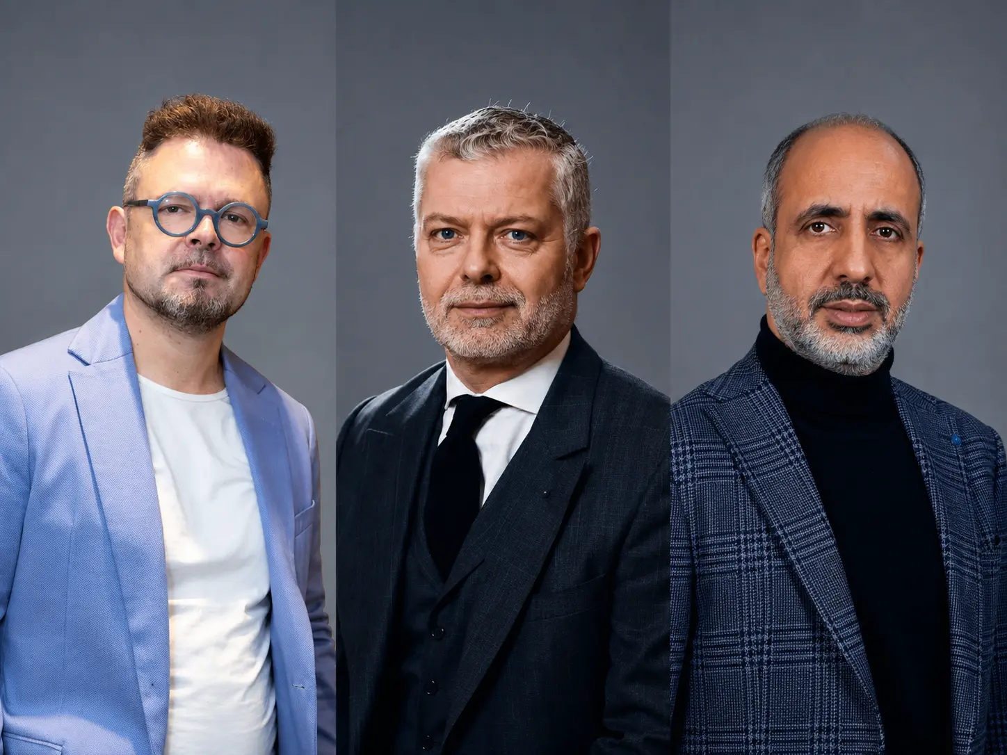Frédéric Roussey, Sébastien Boussois et Fabrice Haccoun